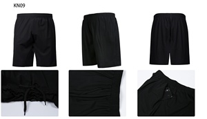 Short respirant en soie de glace d'entraînement d'été à cinq poches décontracté extra large à séchage rapide 9Xl - Product Image 3