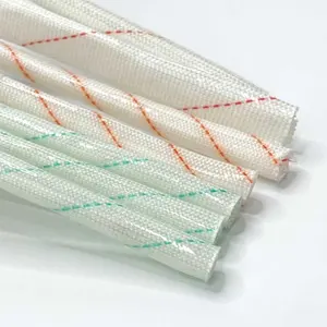 White green pvc tubing chemical resistance polyvinyl chloride fiberglass hose for electrical appliances