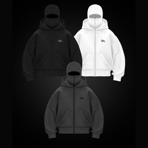 Sudadera con Capucha de Diseño Único de Doble Capa, Forro Polar Grueso, Estilo <span class=keywords><strong>Cyber</strong></span> <span class=keywords><strong>Y2K</strong></span>, Corte Regular, Ropa Urbana para Hombre - Product Image 2