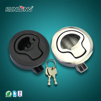 Serrure de porte de bateau marine SK1-070 acier/alliage de zinc/loquet en nylon d'acier inoxydable avec la clé/loquet de palette de rouleau de serrure de came