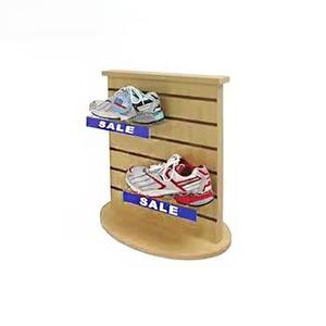 Customized Supermarket Metal Footwear Display Rotating & Easy Assembly Metal <b>Shelf</b> Material <b>Freestanding</b> Modern Style 30cm - Product Image 5