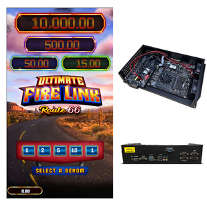 Nouveau design, prix de gros, authentique et original, Fire Link Route 66, fonction de prévisualisation, jeu de compétences, carte PCB en métal, anglais - Product Image 1
