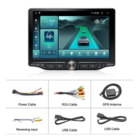 Lecteur DVD de voiture Nunoo, électronique automobile, lecteur DVD de voiture vidéo, Android 15, 10 pouces, système de navigation GPS, autoradio stéréo