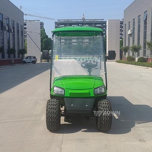 Carrito de golf eléctrico de 2 plazas con certificación CE, plataforma de carga grande, batería de litio, para mantenimiento de campos de golf y trabajos de transporte. - Product Image 5