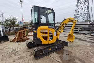 Mini-excavatrice sur chenilles Komatsu PC35 de 3,5 tonnes pour usage domestique, en stock au Japon - Product Image 5