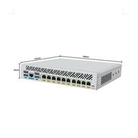 OEM Mini 1U Rack Mount Mini PC Soft Router Intel i7 Generasi ke-10 pfSense Ubuntu CentOS Mikrotik X86 OpenWrt Firewall VPN VPNexpress