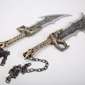 Đạo cụ cosplay vũ khí thật của Kratos trong game God of War Ragnarok, lưỡi dao hỗn loạn, kích thước 53cm - Product Image 4
