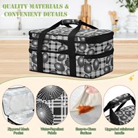 Sac isotherme grand format Aloha Summer avec doublure en aluminium, 2 couches, motif coquille Opihi Hawaï, impression personnalisée