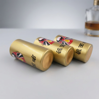 Capsules thermorétractables en PVC de qualité alimentaire supérieure avec logo personnalisé pour l'étanchéité des bouteilles de whisky, de vodka et de jus