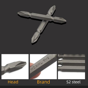 Cacciavite Elettrico Industriale e Fai-da-Te Personalizzabile in Acciaio a Doppia Testa con Punta PH2 Tipo 65mm - Product Image 6