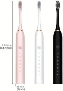 Cepillo de Dientes Eléctrico Sónico con Carga Tipo-C, Doble Botón, 5 Modos de Funcionamiento y 3 Niveles de Fuerza - Product Image 6