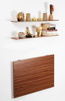 Bureau moderne convertible avec ourlet Table d'étude modulaire en bois pour bureau Mobilier polyvalent pour poste de travail