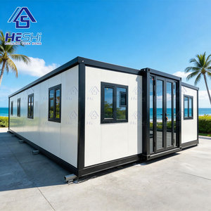บ้านคอนเทนเนอร์สำเร็จรูปขนาด 40 ฟุต 20 ฟุต แบบขยายได้ 1 2 3 4 5 ห้องนอน บ้านพับได้สำเร็จรูปขายสำเร็จรูป บ้านโมดูลาร์ บ้านสำเร็จรูปขนาดเล็ก - Product Image 1