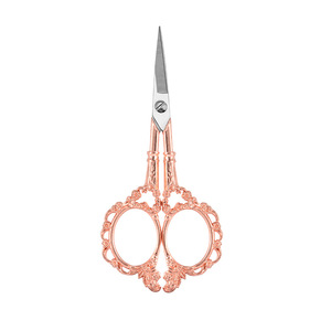 Retro Scissors Stainless Steel Straight Head Multiple Colors For Embroidery Sewing Craft Use - Product Image 5