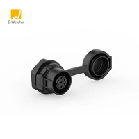 Prise et prise étanches autobloquantes PBT de haute qualité connecteur de signal d'alimentation 2 broches à 8 broches pour insertion automatique
