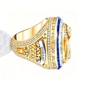 Anillo <span class=keywords><strong>de</strong></span> Campeonato <span class=keywords><strong>de</strong></span> los Golden State Warriors 2017, Anillo <span class=keywords><strong>de</strong></span> Moda <span class=keywords><strong>de</strong></span> Aleación con Diseño <span class=keywords><strong>de</strong></span> Baloncesto - Product Image 2