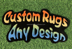 Alfombras hechas a mano con logotipo personalizado para sala de estar, alfombra de jardín 3D, alfombra redonda con mechón de mano, alfombra con logotipo de corredor - Product Image 4