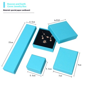 Emballage en carton rigide haut de gamme personnalisable avec logo pour bijoux, boîtes rigides pour colliers, bagues, cadeaux de bijouterie, estampage - Product Image 6