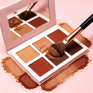 Paleta de Contorno de 6 Colores de Marca Privada DIY, Polvo Bronceador Corporal - Product Image 1