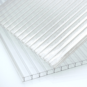 Feuille creuse en <span class=keywords><strong>polycarbonate</strong></span> 2 couches rectangulaires, plastique transparent coloré, pas cher, multiparoi, prix du panneau, 3mm 5mm 7mm 12mm - Product Image 6