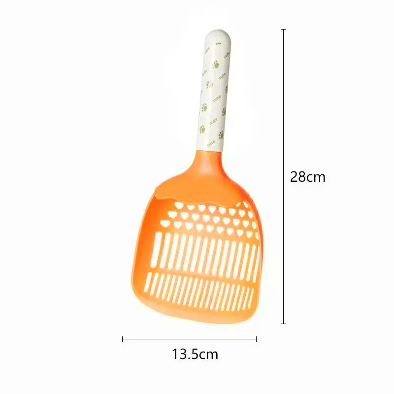 Pelle à litière pour chat bicolore améliorée - Orange