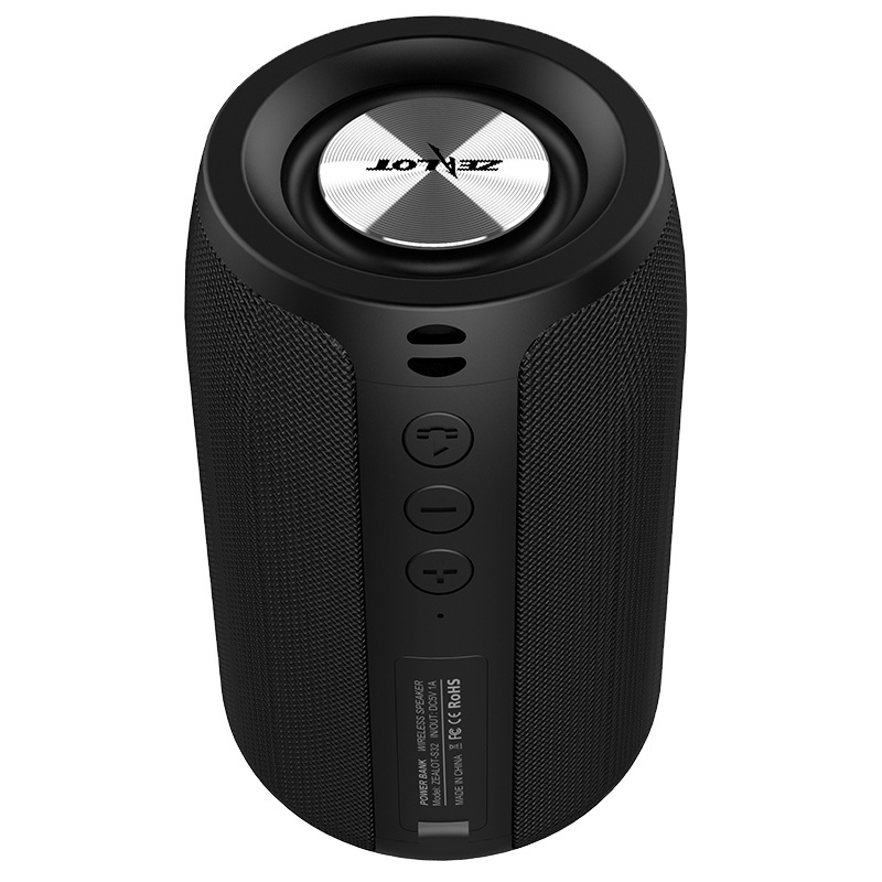 Беспроводная мини-Колонка ZEALOT S32, портативная Hi-Fi Колонка-сабвуфер с fm-радио, поддержка TF, TWS, USB флеш-накопитель