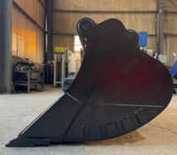 Ember Lumpur untuk Pembersihan Parit Excavator untuk Excavator 1-50T Konstruksi Baja Garansi 1 Tahun