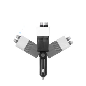 ใหม่ล่าสุด5อิน1พอร์ตชาร์จไฟในรถเร็วมากพร้อมสาย PD แสงดาว - Product Image 3