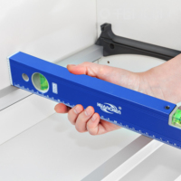 Niveau à bulle magnétique mini haute précision en alliage d'aluminium, épais, anti-chute, multifonctionnel, pour usage domestique et outil de rénovation