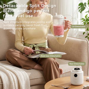 Mini Licuadora Eléctrica Portátil de 750 ml, Licuadora USB con 8 Cuchillas, Exprimidor de Naranja, Mini Licuadora para Frutas Frescas - Product Image 3