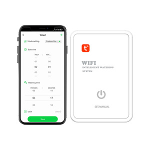 Système d'arrosage intelligent WiFi, irrigation goutte à goutte pour plantes d'intérieur, utilisation domestique, contrôle par minuterie, blanc - Product Image 5