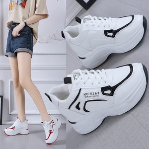 Primavera nuove <span class=keywords><strong>scarpe</strong></span> invisibili spesse stile coreano <span class=keywords><strong>con</strong></span> fondo spesso Versatile per studenti Casual sport eleganti <span class=keywords><strong>scarpe</strong></span> singole - Product Image 5