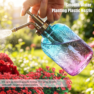 Regadera de Plástico de 1800 ml para Interiores y Exteriores y Botella de Spray de 360 ml para Plantas de Interior, Suculentas, Cactus, Plántulas y Bonsáis - Product Image 4