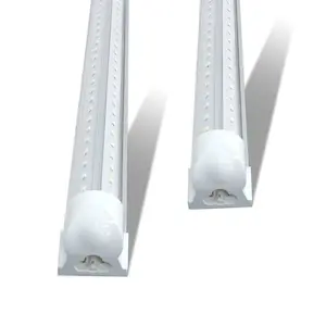 Banqcn New Design Korea Tube8 LED Tube Light Aluminum Integrated 4ft T8 V-Shaped Warm White for Office Use with IP20 Rating