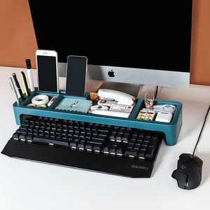 Multifunctional Keyboard Organizer Rectangle <b>Desk</b> Storage Rack For <b>Computer</b> Accessories <b>Space</b> <b>Saving</b> Design - Product Image 2
