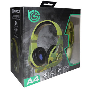 Tucci A4 Gaming Headset Light Green Camouflage With <b>Microphone</b> <b>For</b> <b>PC</b> And Console - Product Image 6