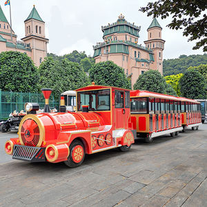 <span class=keywords><strong>Train</strong></span> sans rails à moteur diesel, véhicule touristique pour 72 personnes, bus <span class=keywords><strong>de</strong></span> <span class=keywords><strong>luxe</strong></span> pour parcs d'attractions, <span class=keywords><strong>train</strong></span> <span class=keywords><strong>de</strong></span> parc d'attractions à vendre - Product Image 1