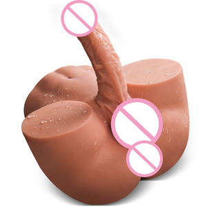 大人気！男性用・女性用ディルドー玩具 半身ヒップモデル ホモセクシュアル性玩具 女性向けディルドーバイブレーター - Product Image 1