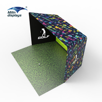 Enceinte de Simulateur de Golf AR Intérieur avec Projection Interactive et Écran de Jeu de Golf