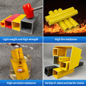Profilés en fibre de verre pultrudés composites en forme de L, section de poutre, barre d'angle en FRP - Product Image 4
