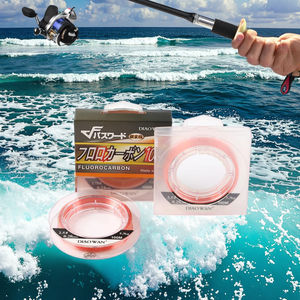 Ligne de pêche en fluorocarbone de haute qualité 100M, ligne de pêche à la mouche monofilament, ligne coulante, règle graduée pour la pêche en rivière et en lac - Product Image 1