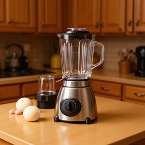 High Speed Blender 1.5L Stainless Steel Base Double Blades Juicer Blender For Smoothie Baby Food Making - Product Image 1