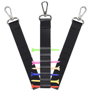 Porte-tee de golf en cuir de qualité supérieure, porte-tee de golf personnalisé, organisateur de tee de golf portable avec logo personnalisé, cadeau pour homme - Product Image 2