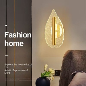 Lámpara de pared para mesita de noche de dormitorio, lámpara de pared interior montada moderna minimalista nórdica de lujo de hierro para el hogar, dormitorio de Hotel - Product Image 5