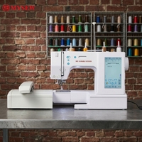 Machine à broder domestique informatisée MYSEW multi-motifs, mini, automatique, à moteur unique, 500 motifs intégrés, pour ateliers d'impression