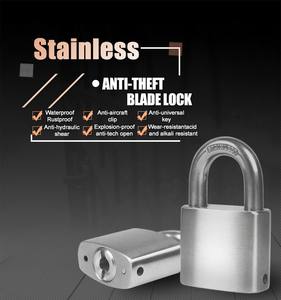 Candado de seguridad de acero inoxidable, candado antirrobo a prueba de clima, 30MM - Product Image 2