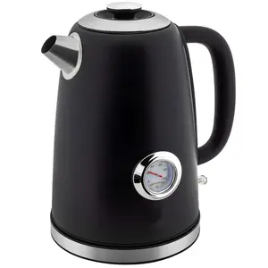 1.7l Stainless Steel electric kettle electric steam boiler With analog thermometer show temperature