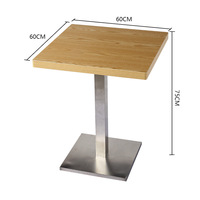 Table basse moderne en acier inoxydable G54 pour bar, maison, hôtel, centre commercial, salle de sport, école, supermarché, design métallique durable