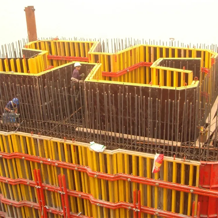 TECON壁コンクリート型枠H20木材ビーム合板建設用せん断コア壁