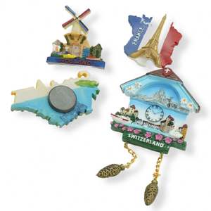 Aimant de réfrigérateur personnalisé en résine 3D, souvenir promotionnel, aimant de réfrigérateur personnalisé pour la décoration de la maison - Product Image 5